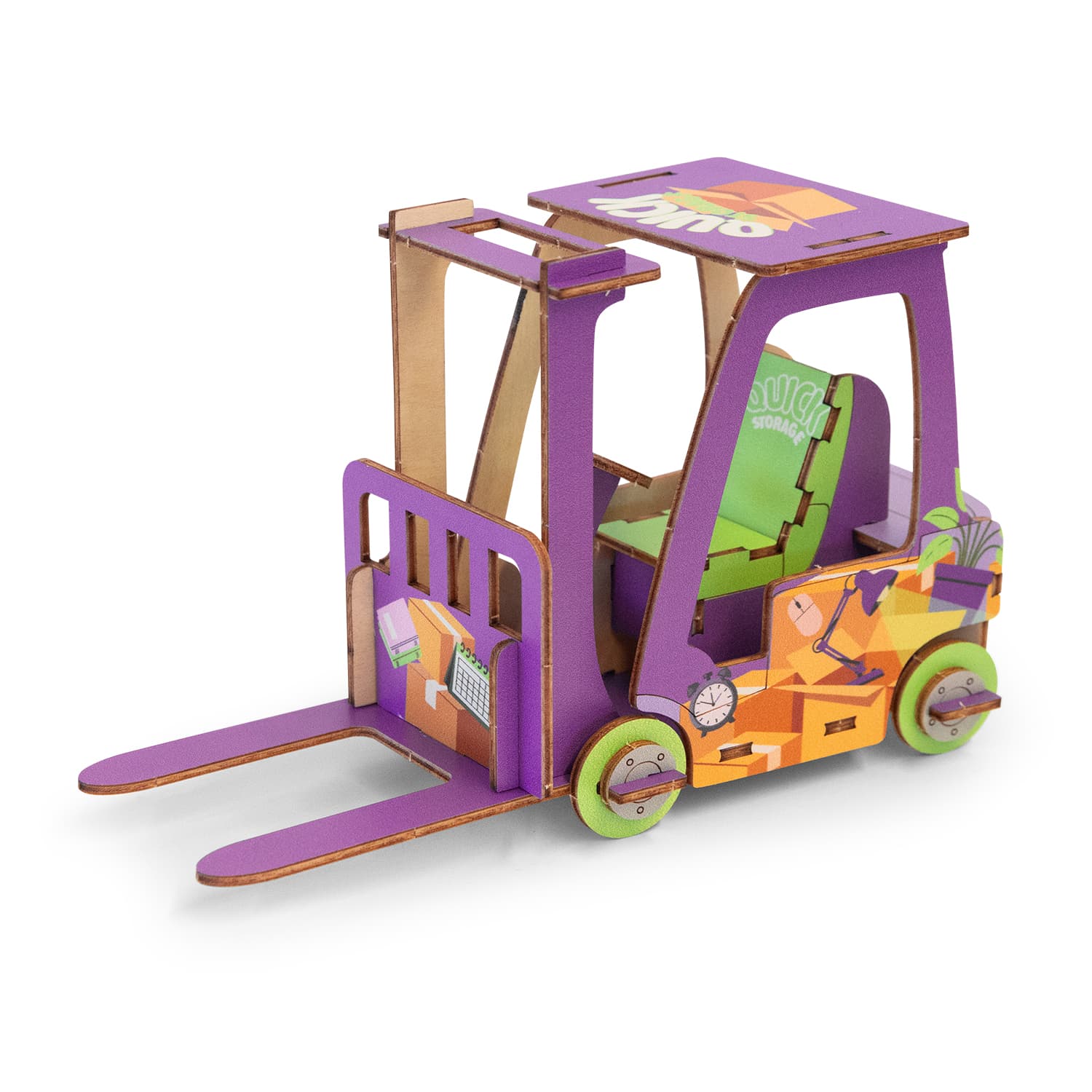 BRANDCRAFT Forklift Wooden Model · Product view