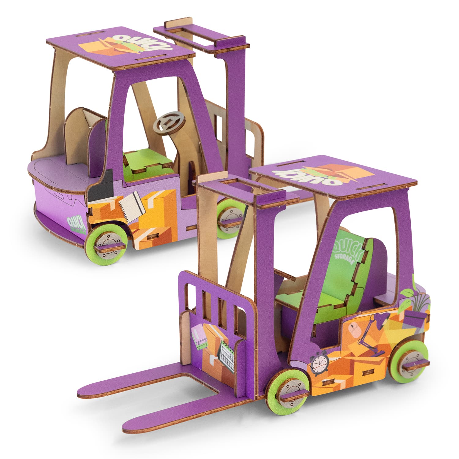 BRANDCRAFT Forklift Wooden Model · Product view