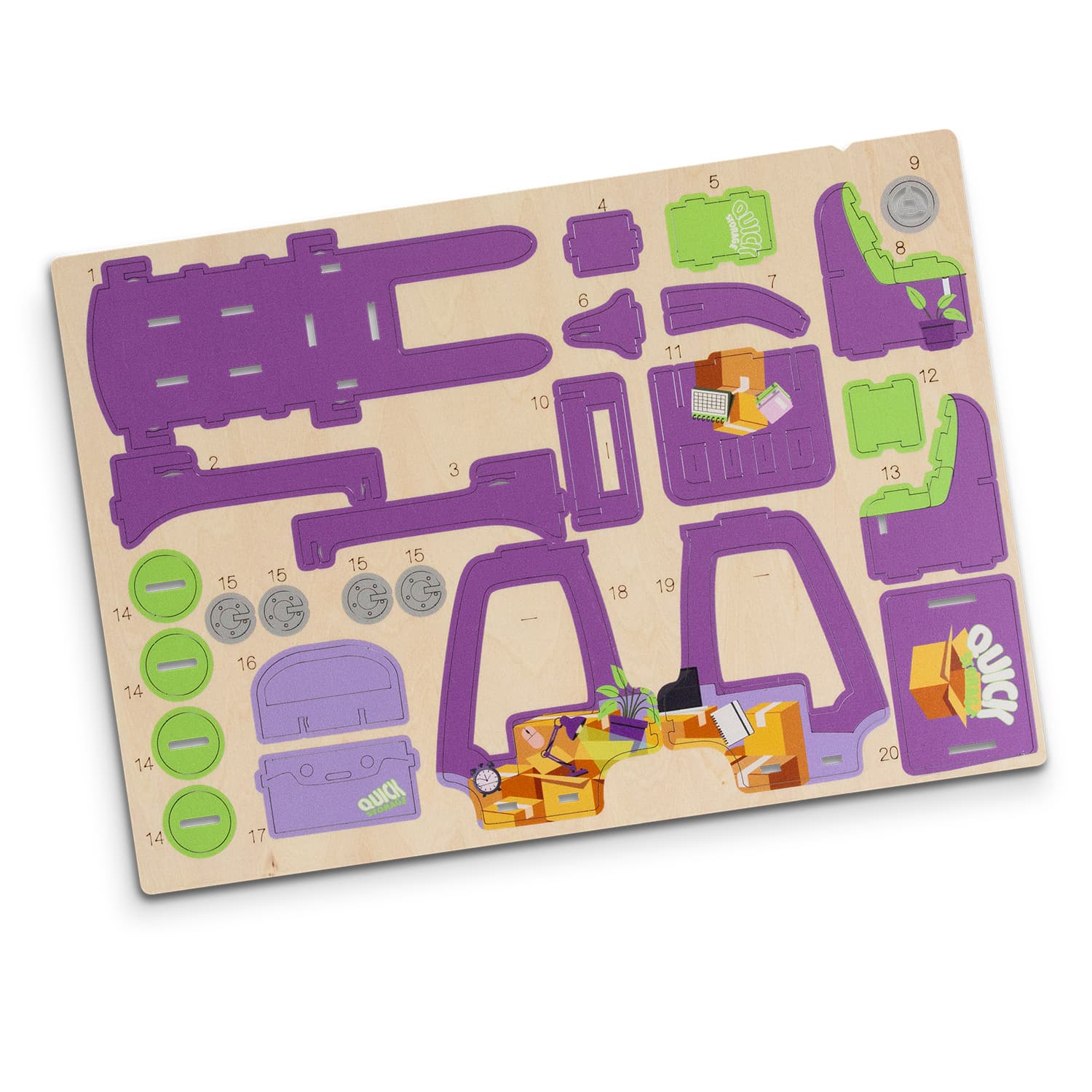 BRANDCRAFT Forklift Wooden Model · Product view