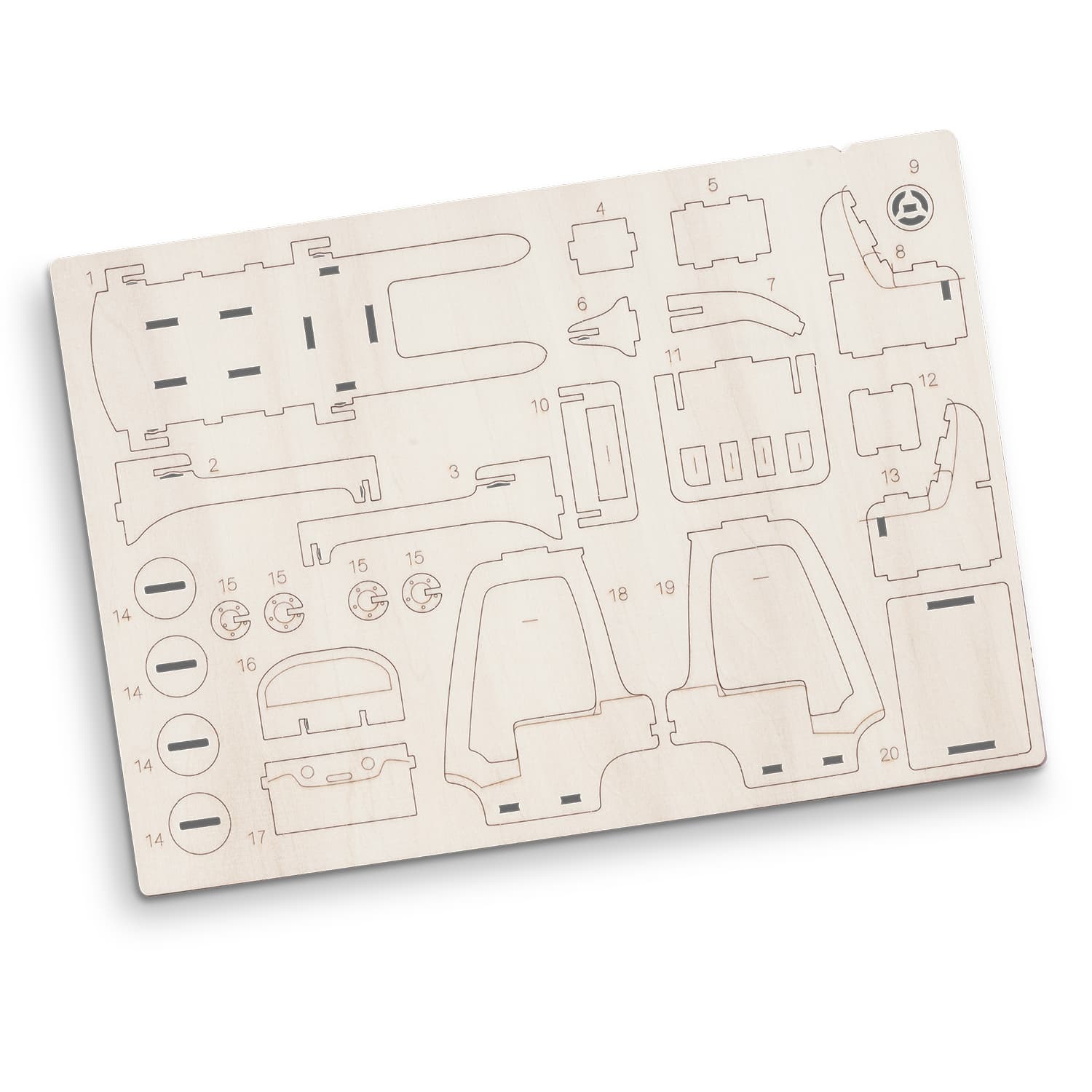 BRANDCRAFT Forklift Wooden Model · Product view