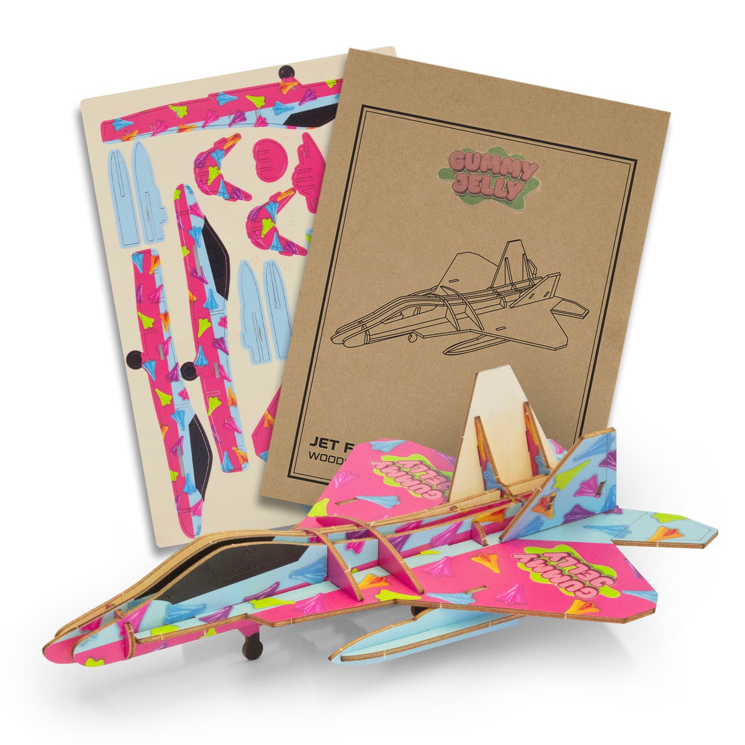 BRANDCRAFT Jet Fighter Wooden Model · Product view