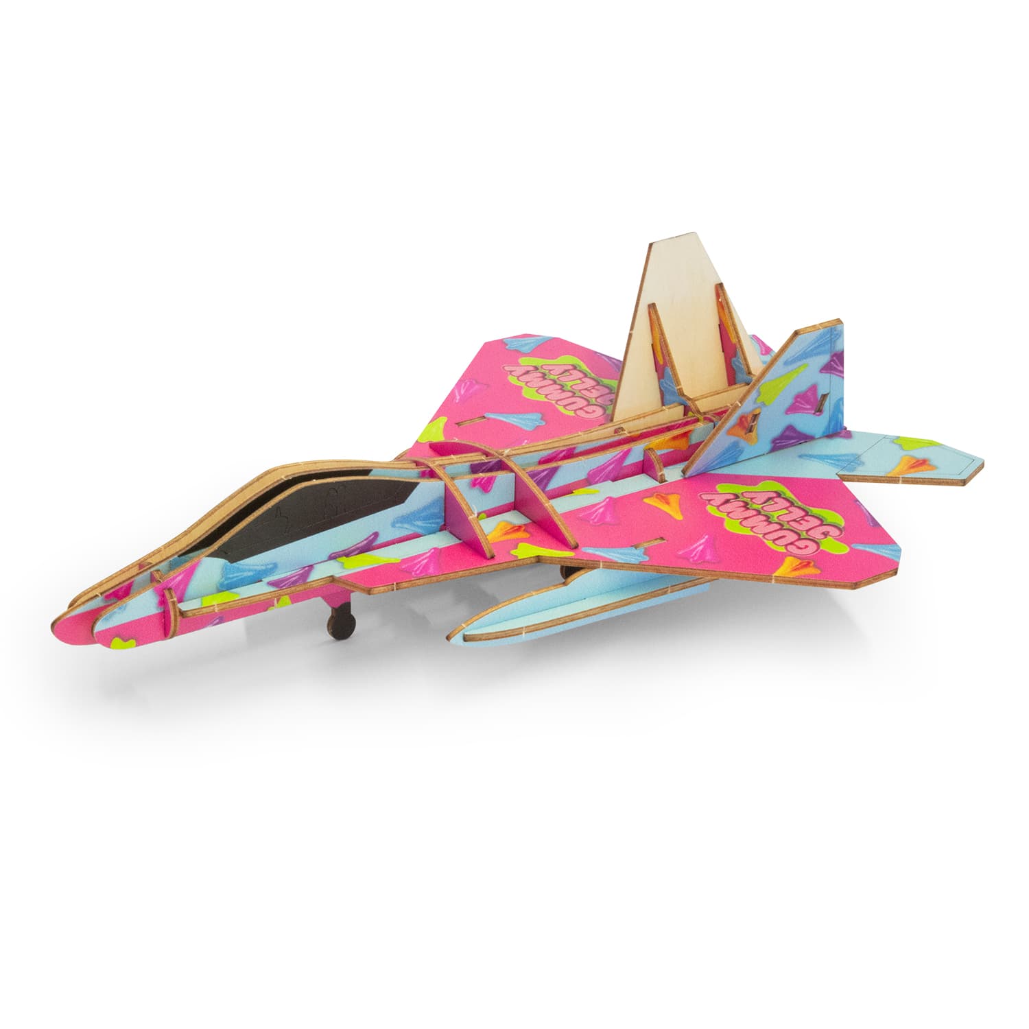 BRANDCRAFT Jet Fighter Wooden Model · Product view