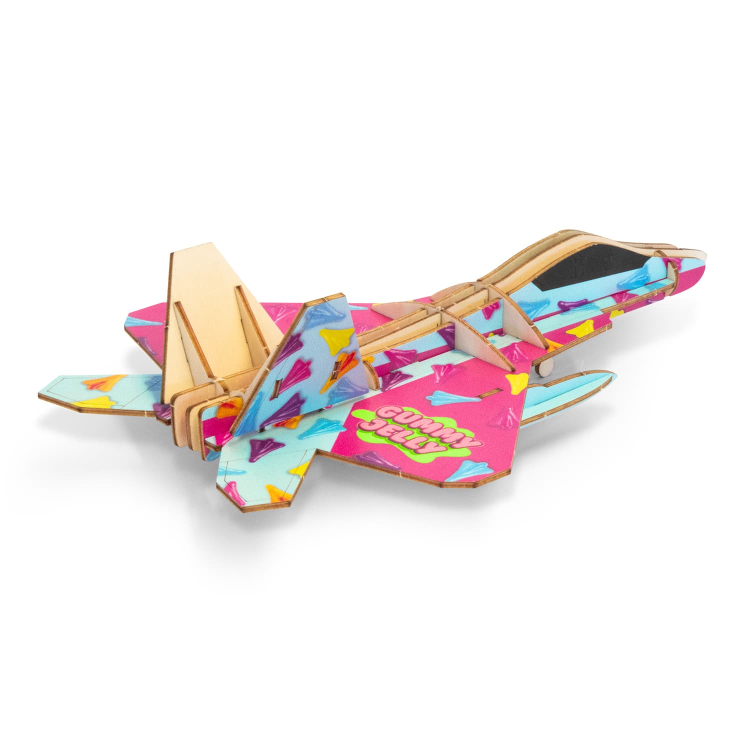 BRANDCRAFT Jet Fighter Wooden Model · Product view