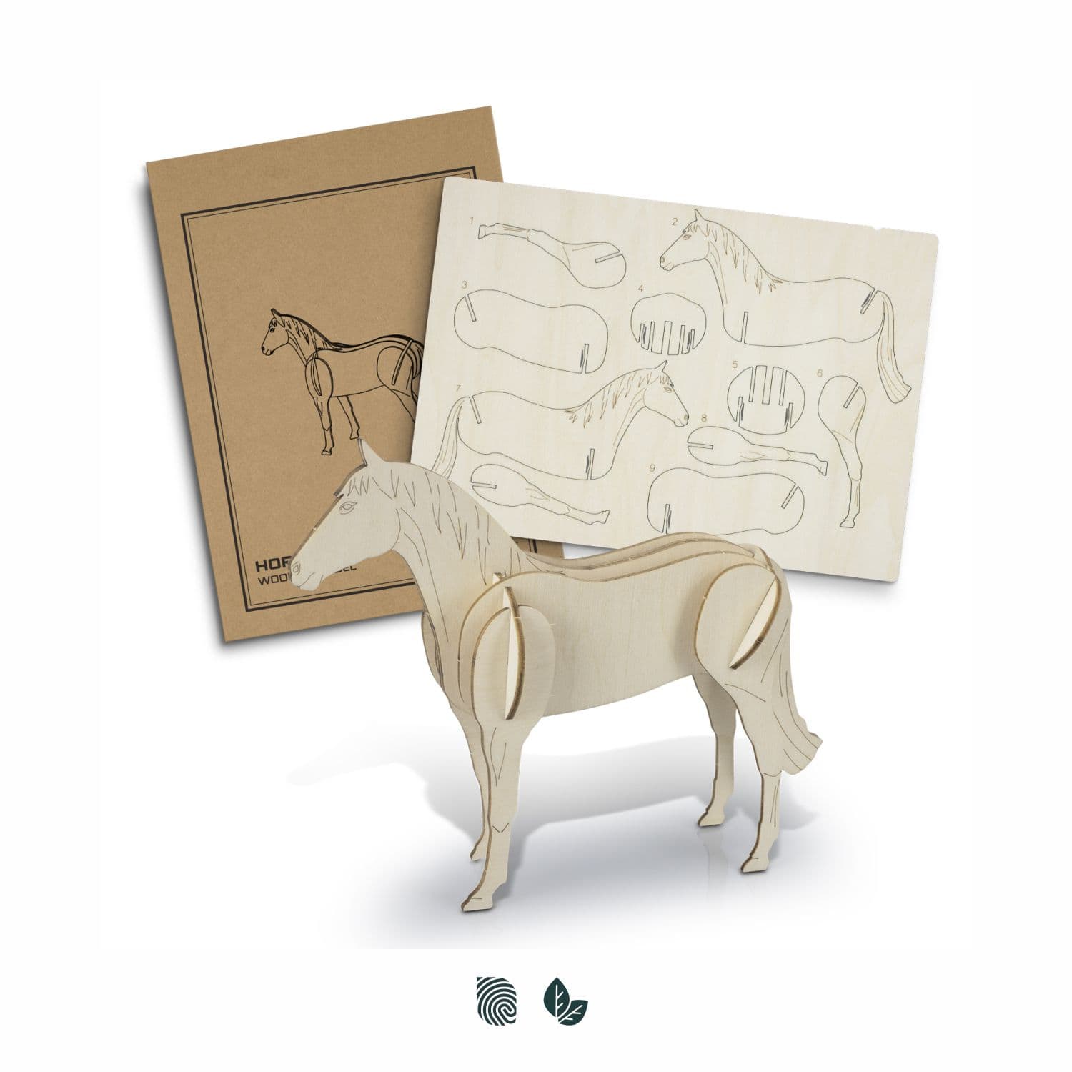 BRANDCRAFT Horse Wooden Model · Product view