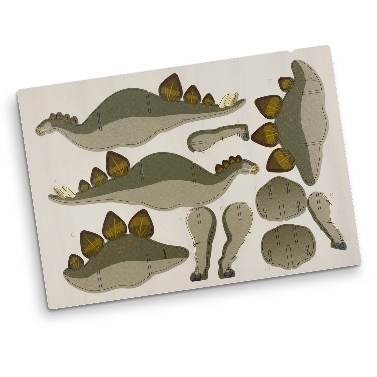 BRANDCRAFT Stegosaurus Wooden Model · Product view