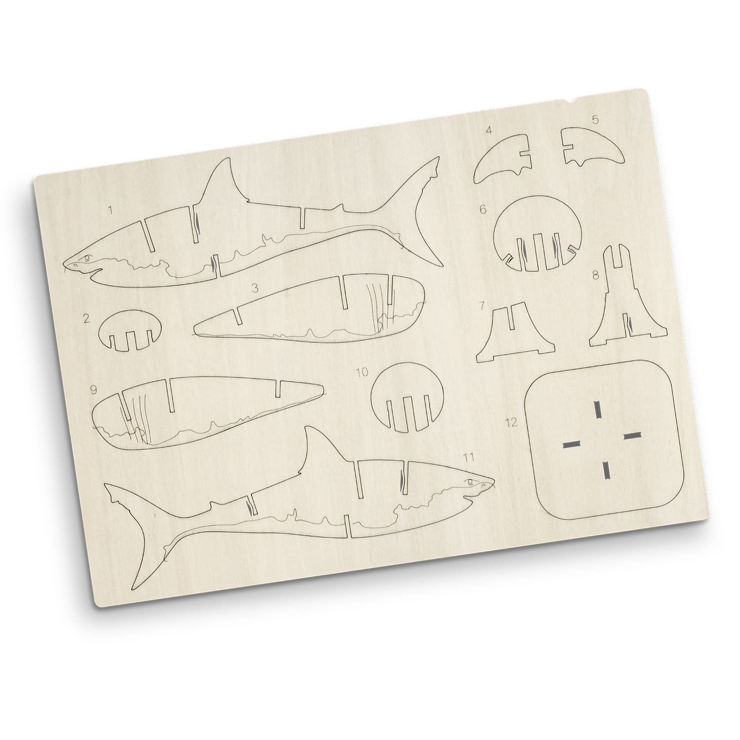 BRANDCRAFT Shark Wooden Model · Product view