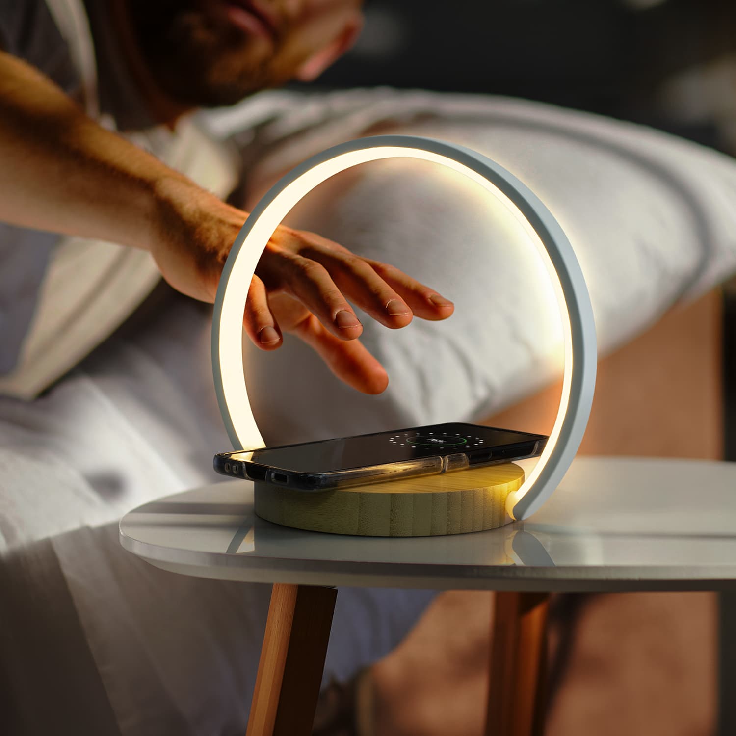 Twilight Wireless Charging Night Light · Product view