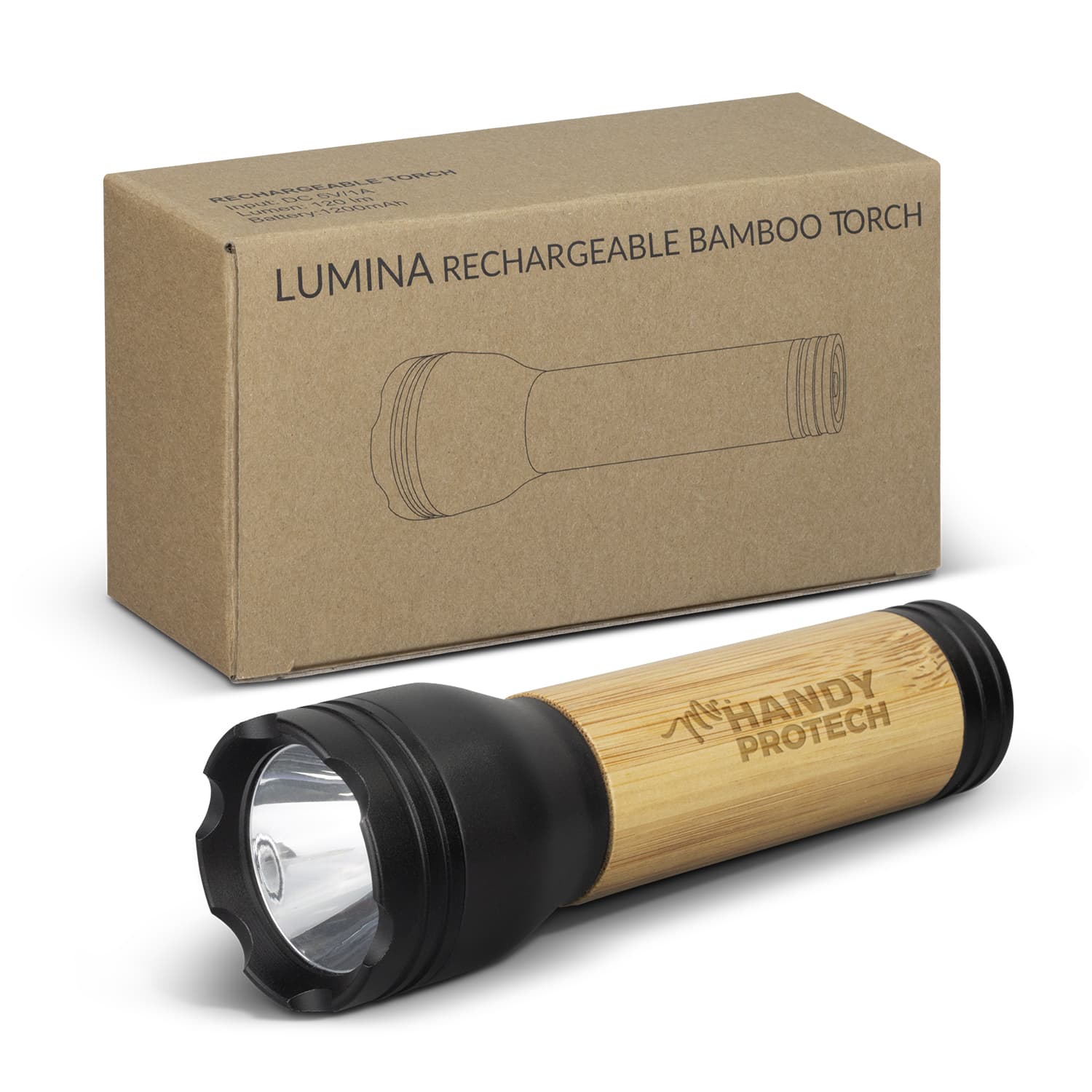 Lumina Rechargeable Bamboo Torch · Product view