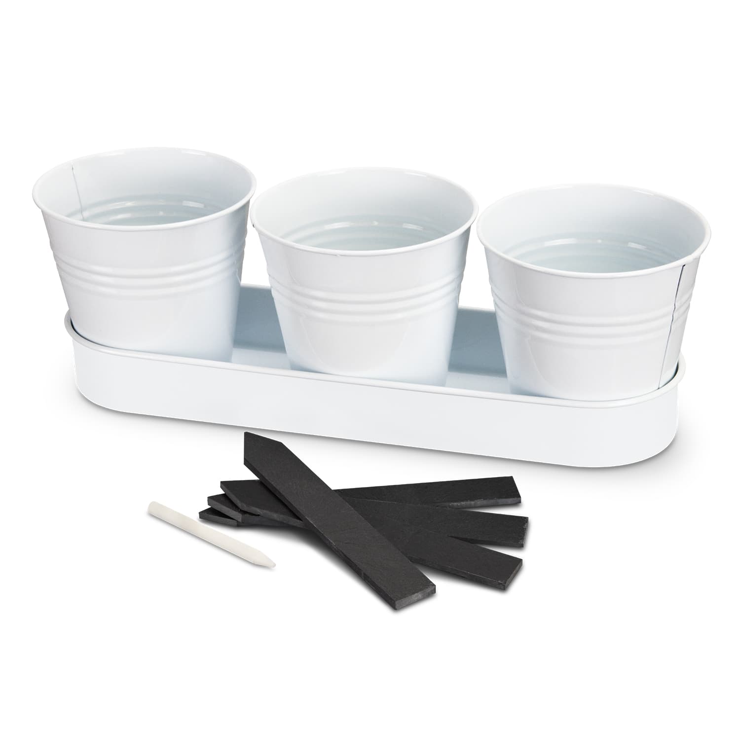Keepsake Herb Planter · White · front