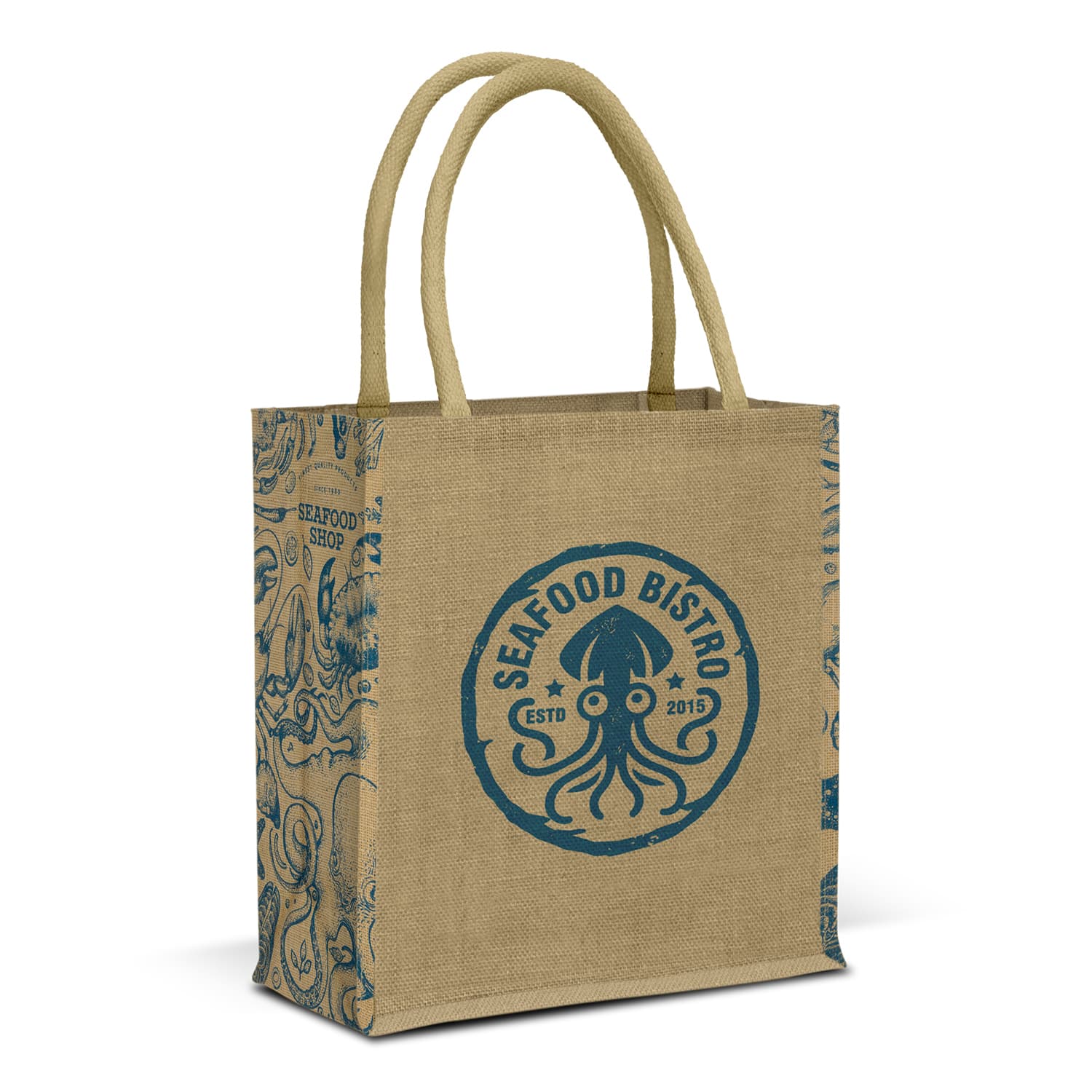 Lanza Jute Tote Bag · Product view