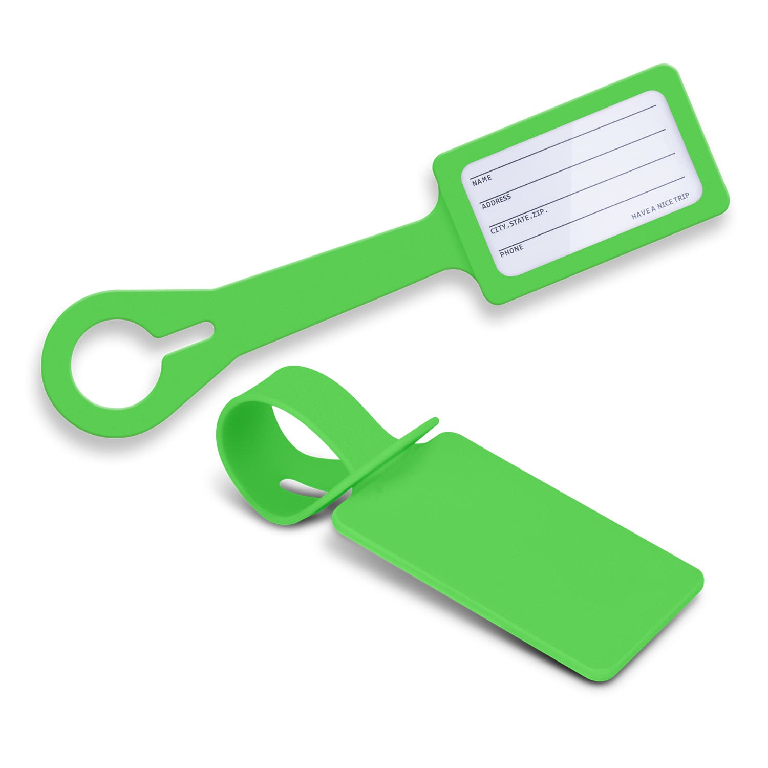 Silicone Luggage Tag · Product view