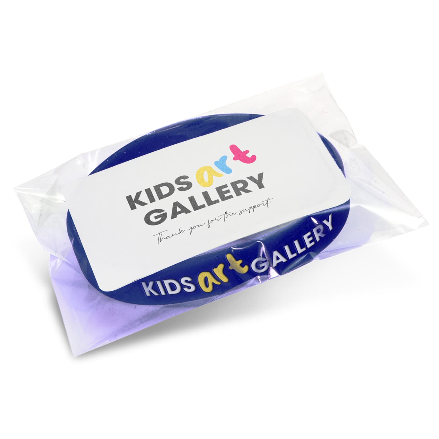 Kids Silicone Wrist Band - Debossed · Product view