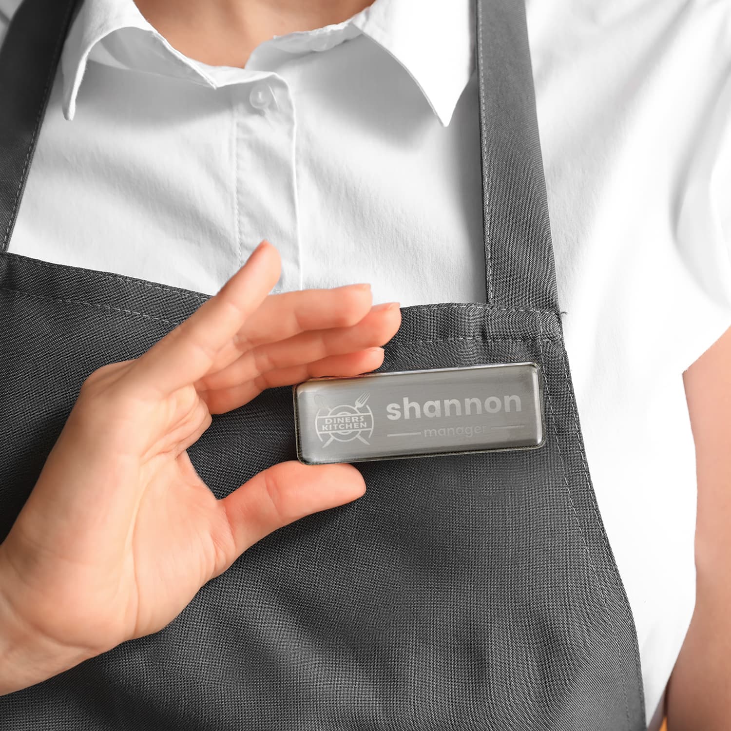 Metal Name Badge · Product view