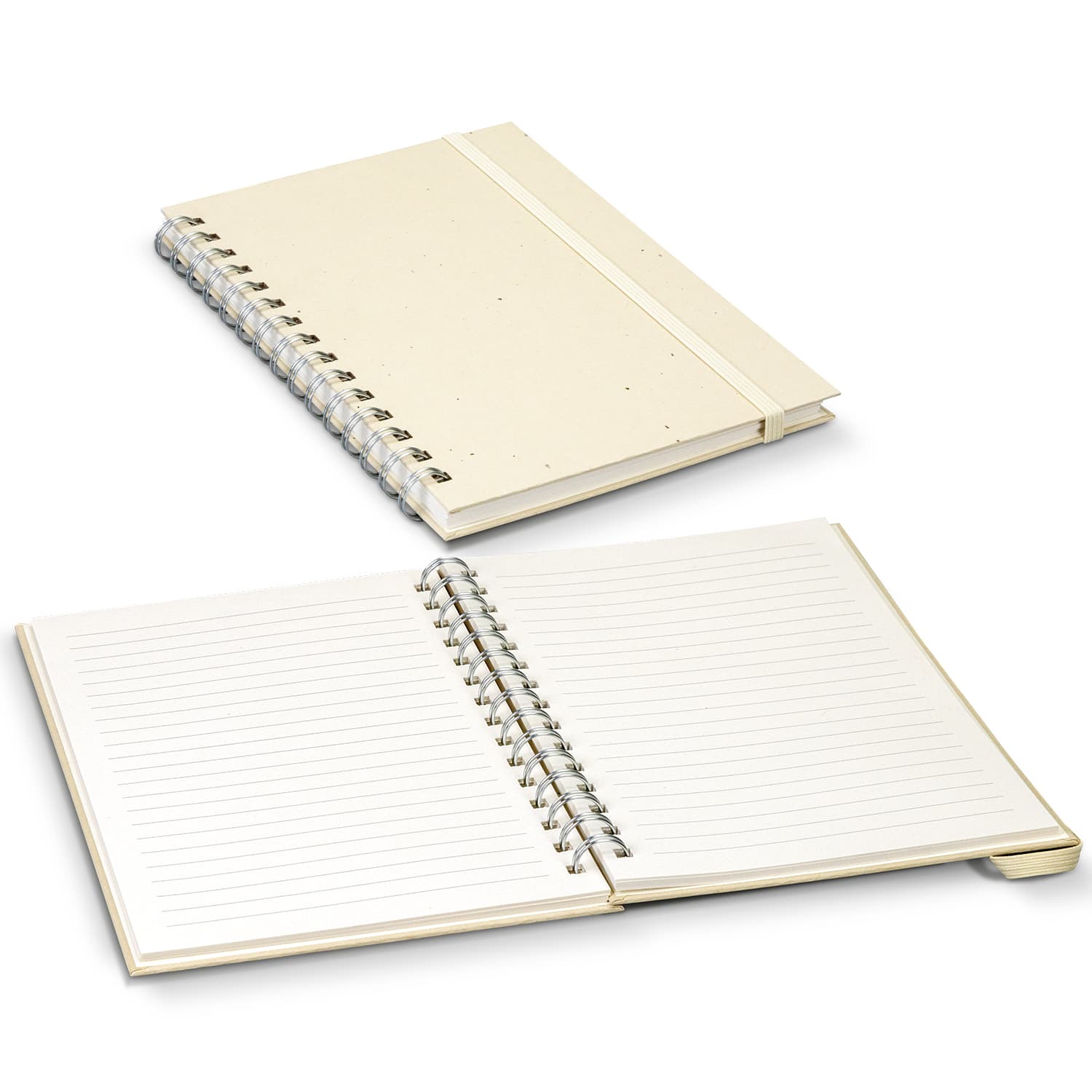 Terra Recycled Paper Spiral Notebook · Product view