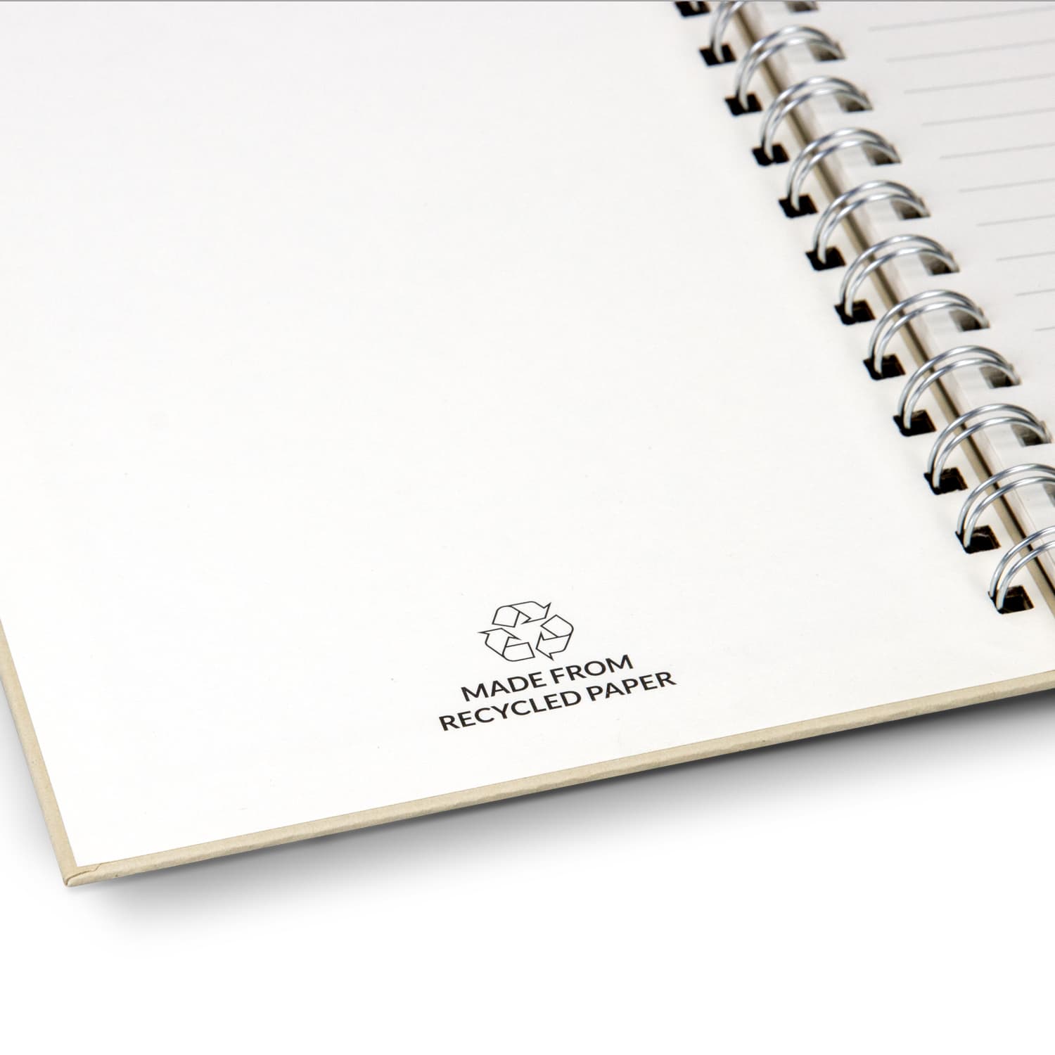 Terra Recycled Paper Spiral Notebook · Product view
