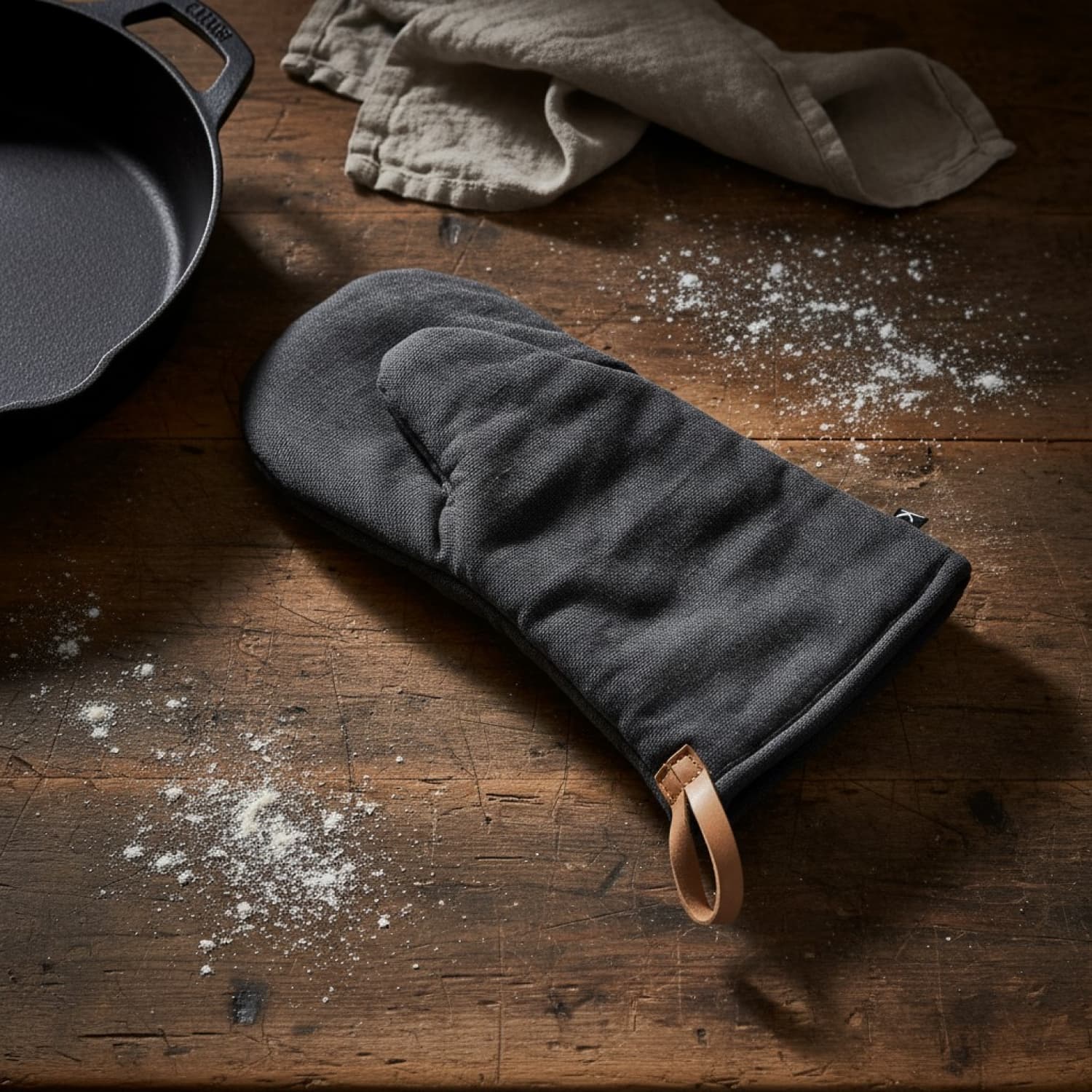 Keepsake Canvas Oven Mitt · Product view