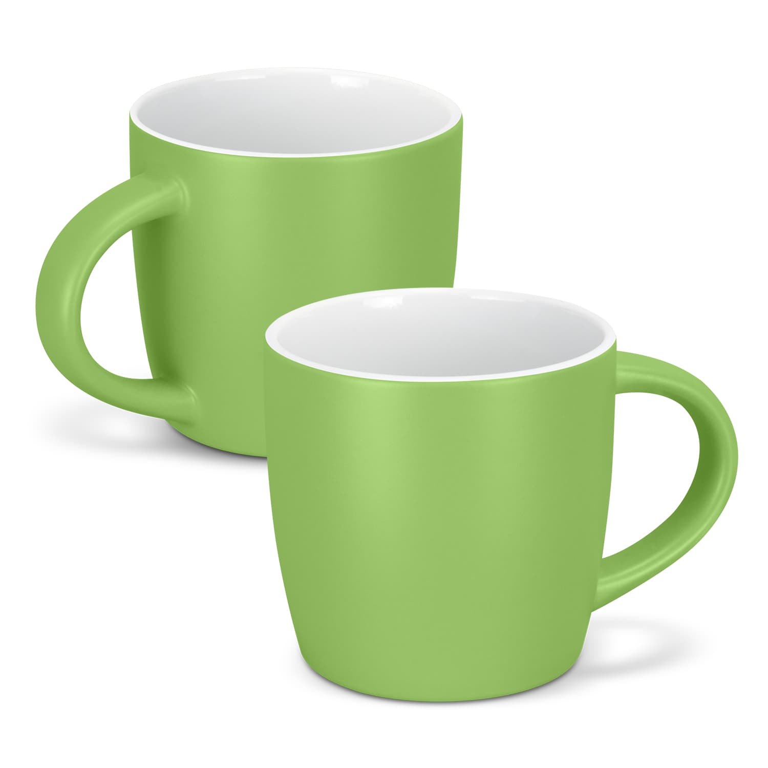 Mocha Coffee Mug 330ml · Bright Green · colour reference