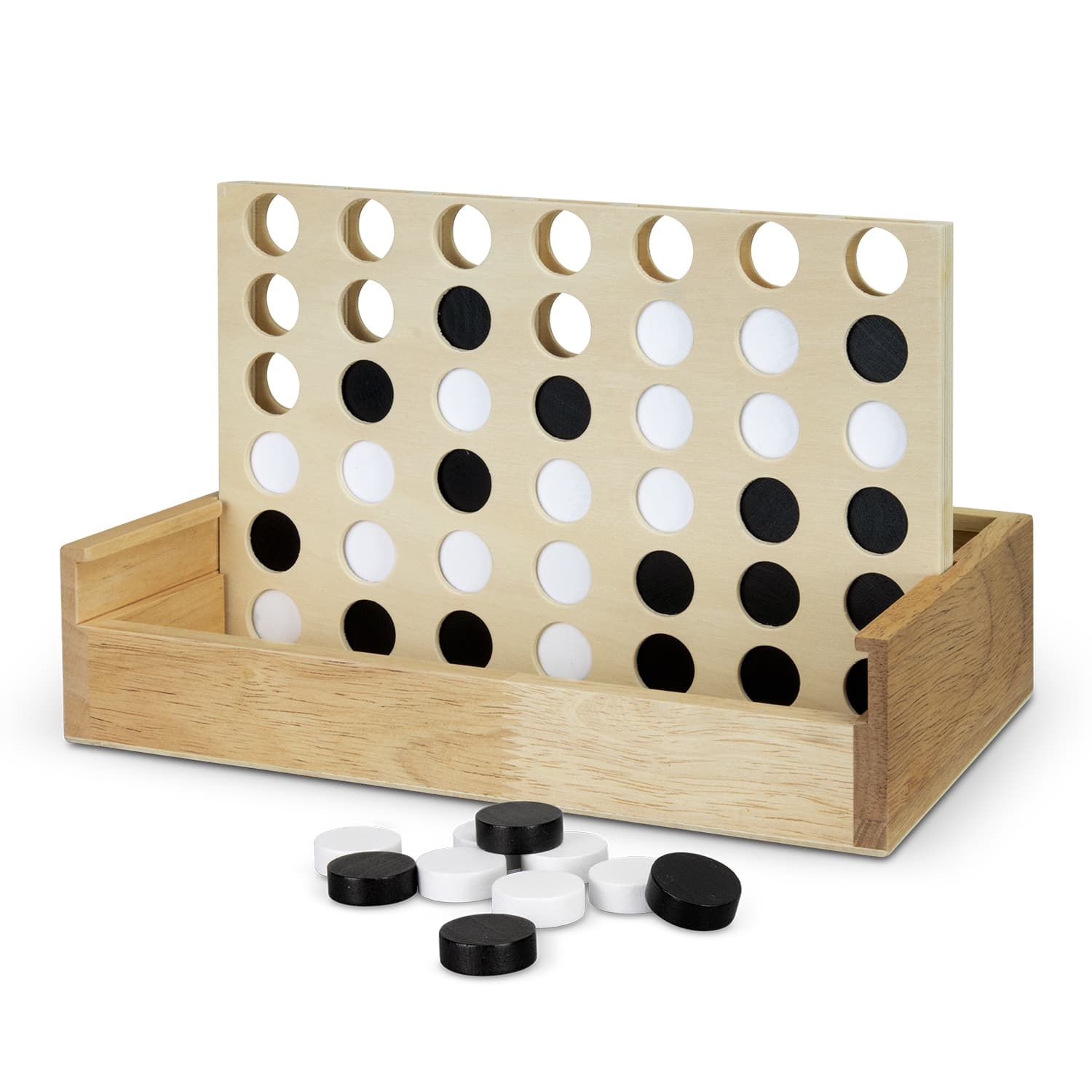 NATURA Quattro Wooden Four-in-a-Row Game · Product view