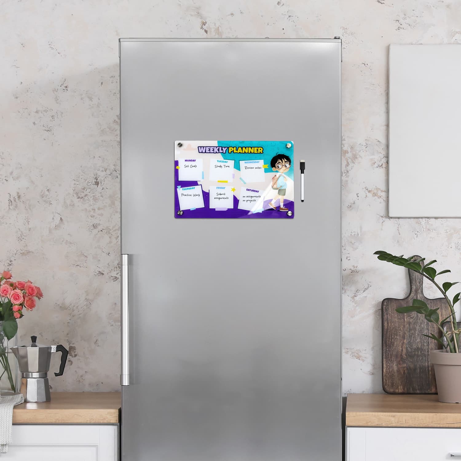 Magnetic Fridge Planner · Product view
