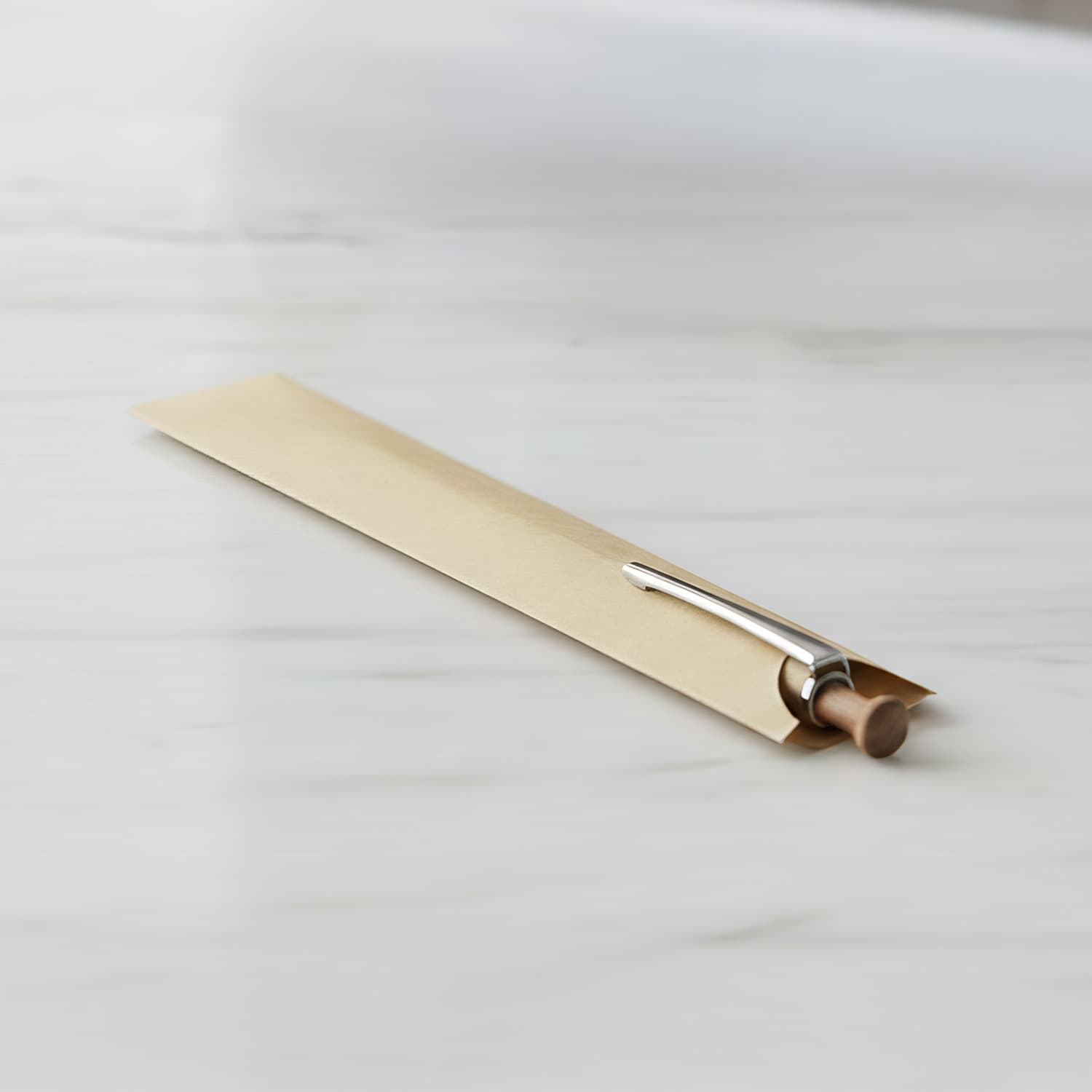 Kraft Paper Pen Sleeve · Product view