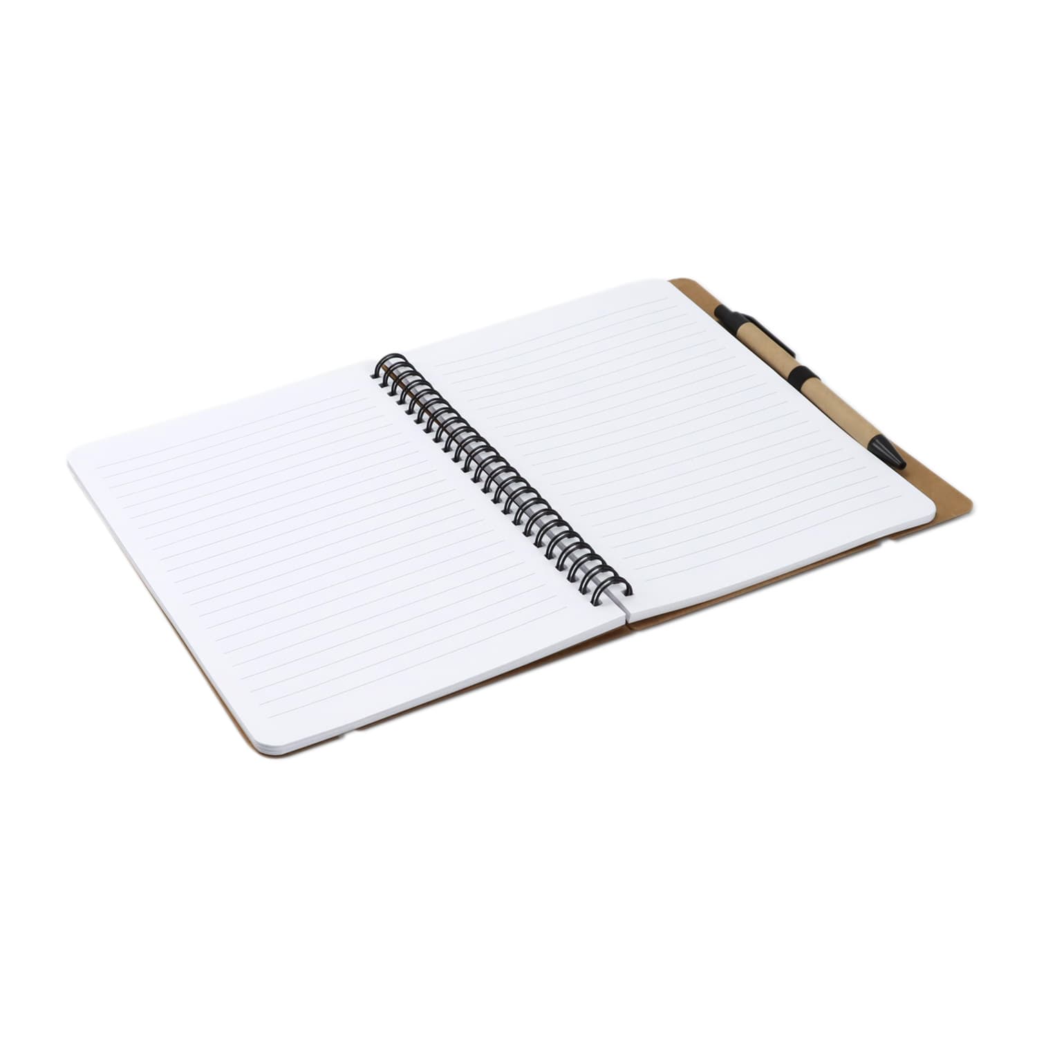 Kraft Notebook With Notes And Flags · Product view