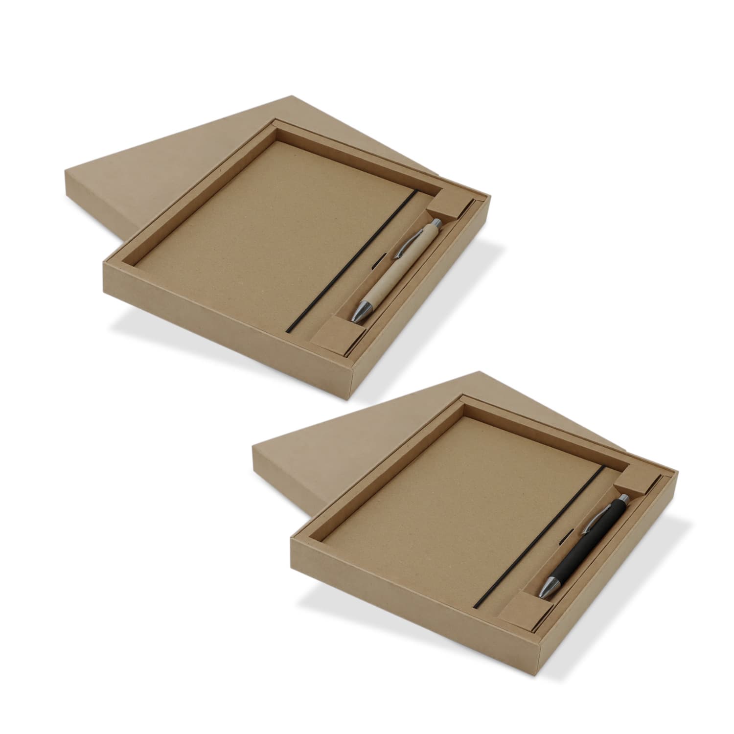 Kraft Notebook And Pen Gift Set · Product view