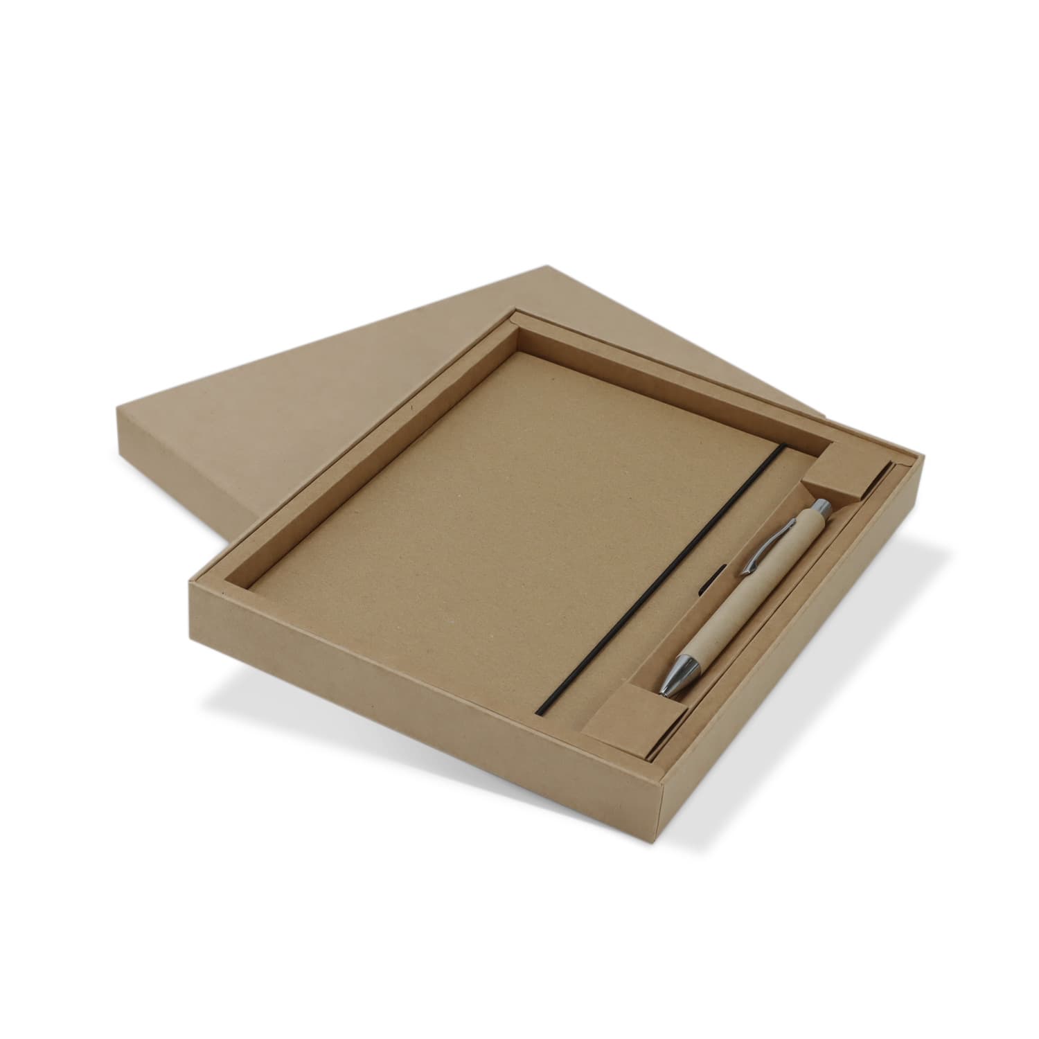 Kraft Notebook And Pen Gift Set · Product view