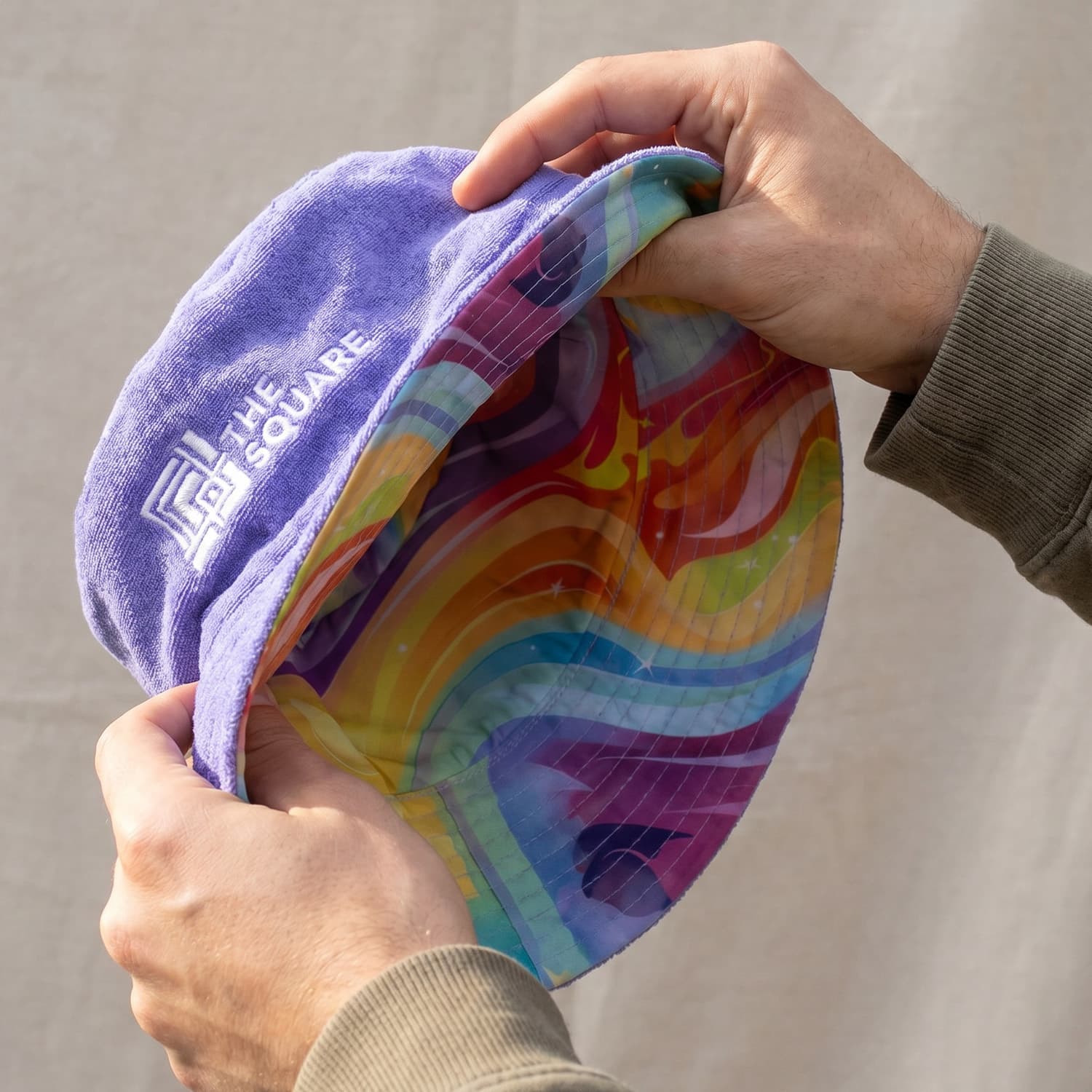 Custom Reversible Twill/Terry Bucket Hat · Product view
