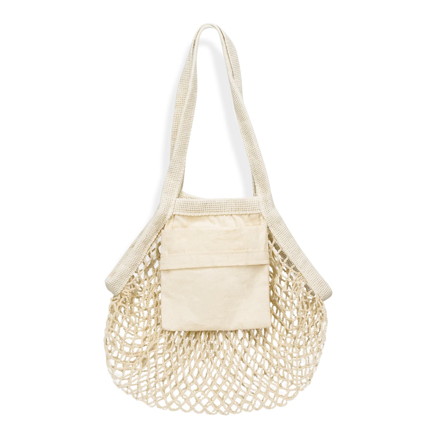 Cotton Mesh Foldaway Tote Bag Small