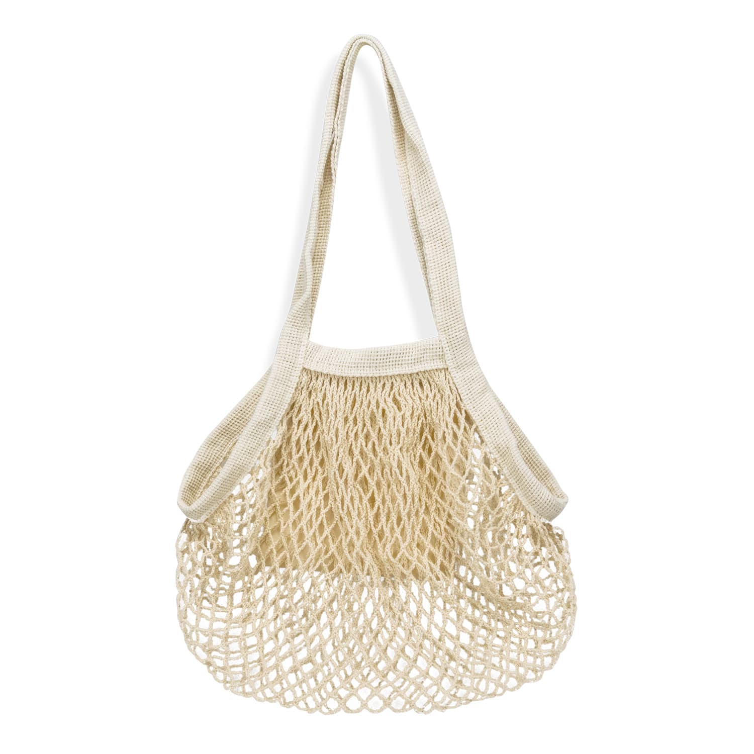 Cotton Mesh Foldaway Tote Bag Small · Product view