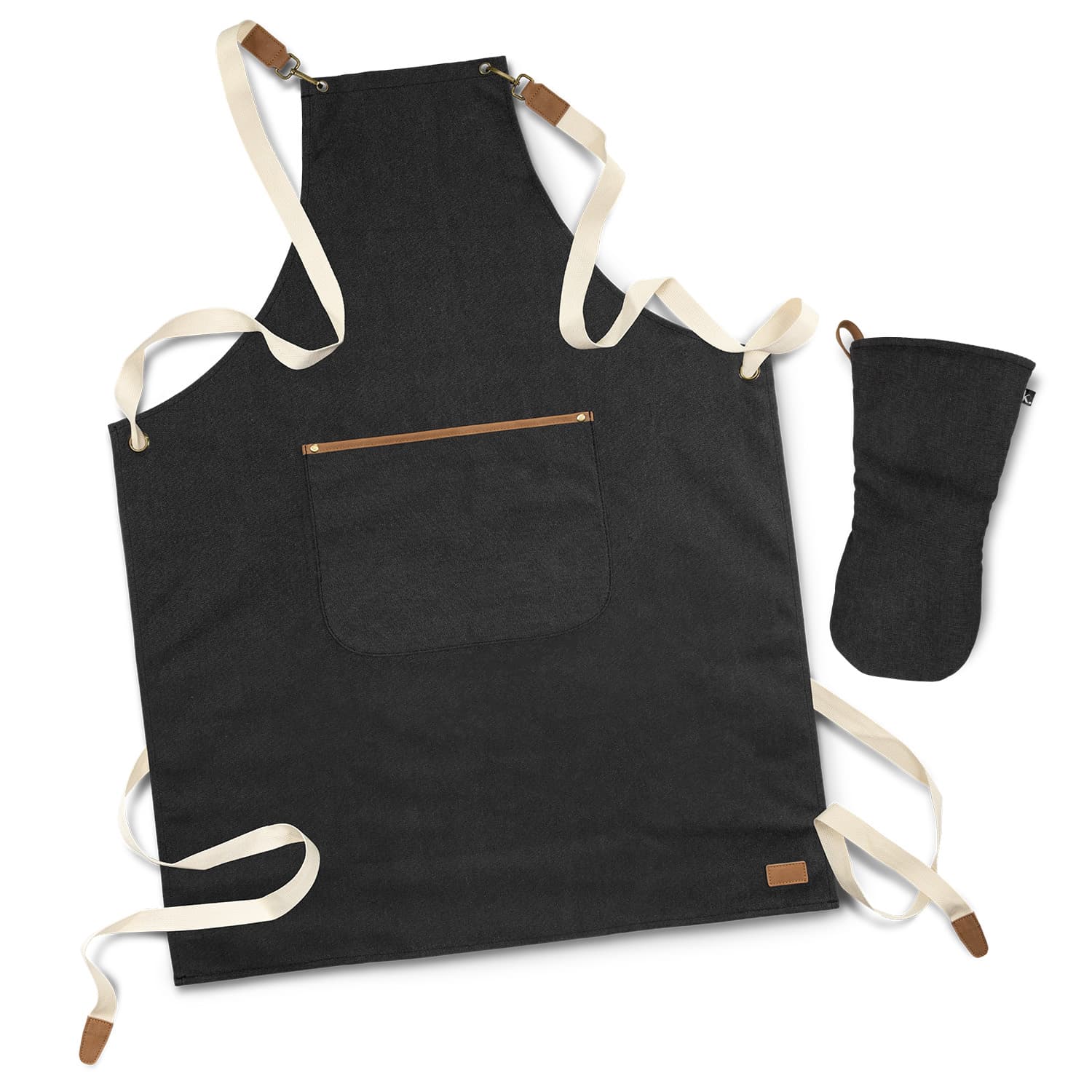 Keepsake Canvas Apron And Oven Mitt Set · Product view