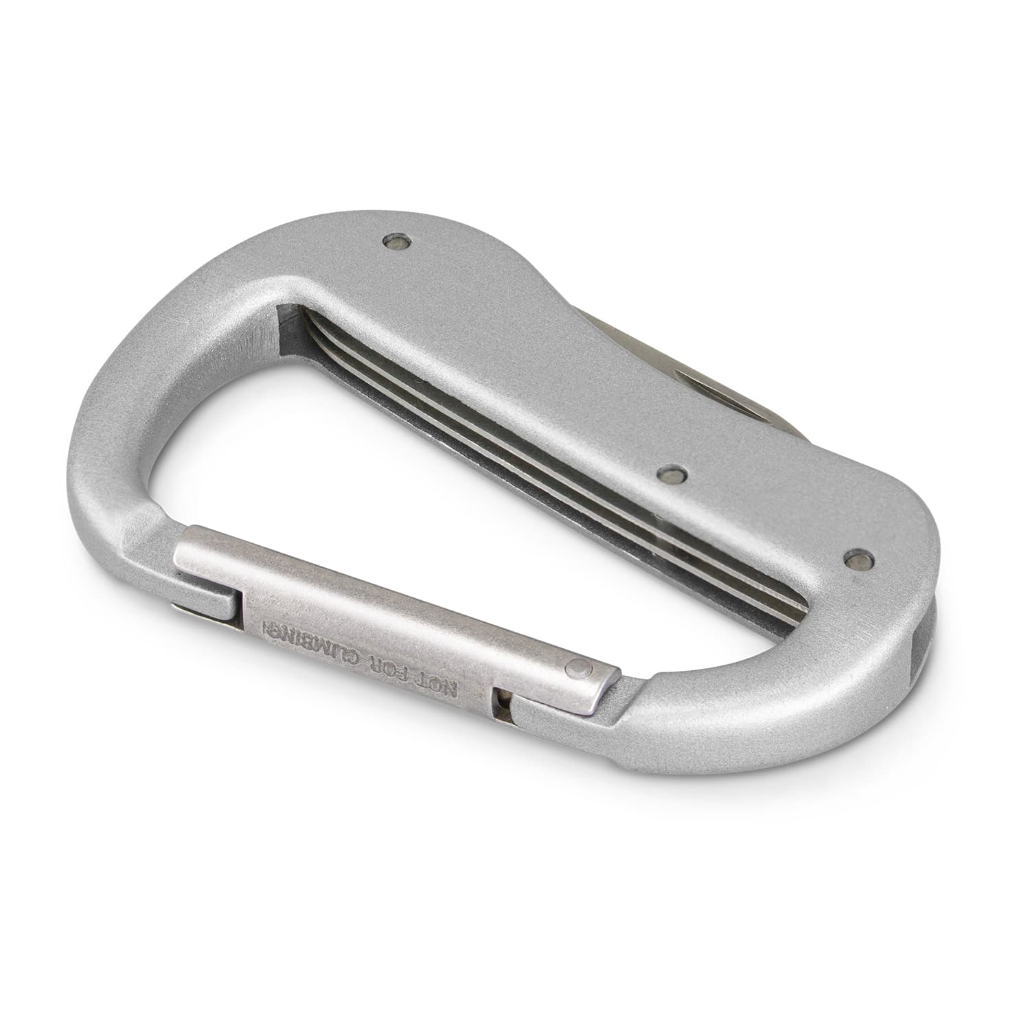 Carabiner Multi-Tool · Silver · front