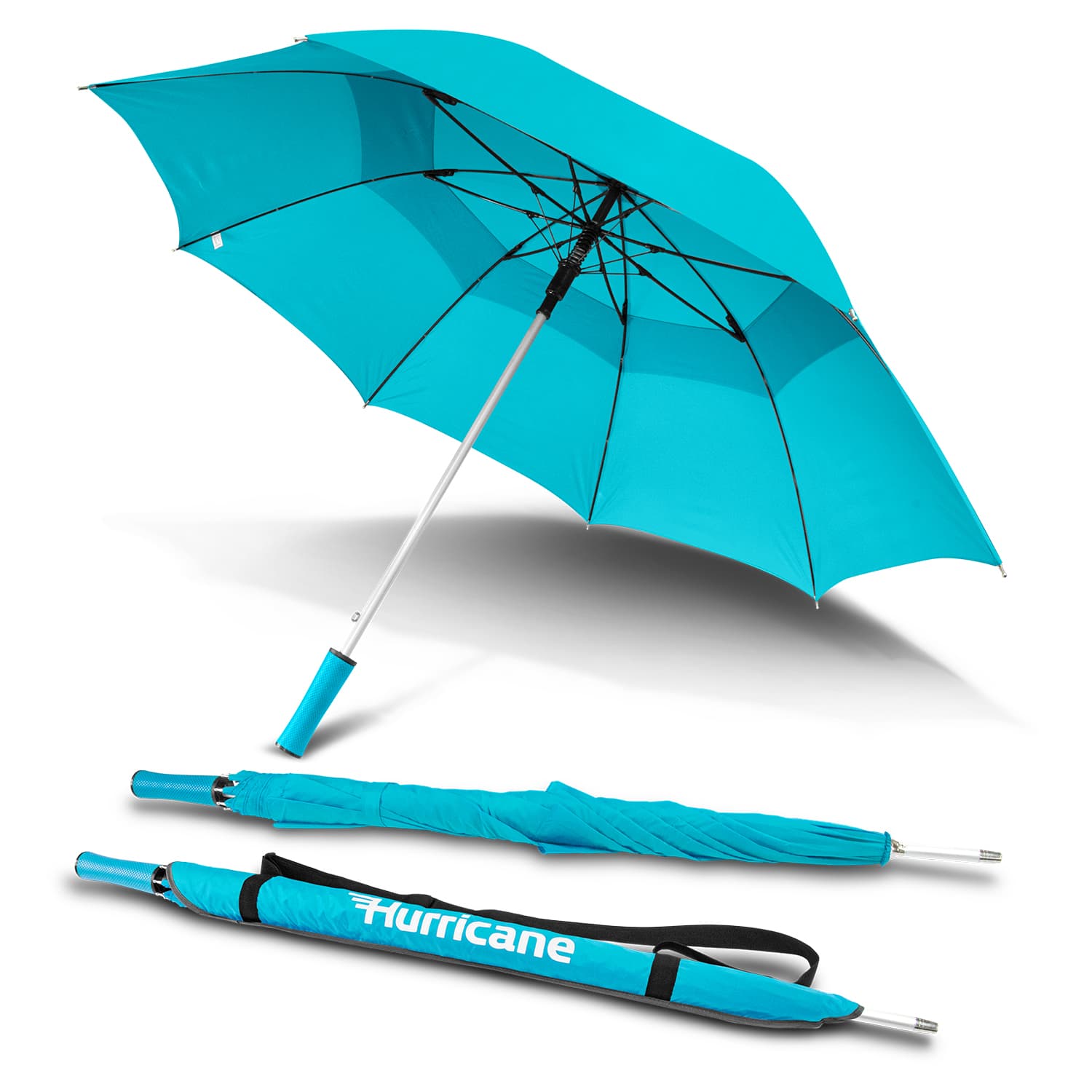 Hurricane Urban Umbrella · Cyan · front