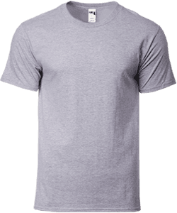 Gildan Combed Ring Spun Cotton T Shirt · Rs Sport Grey · colour reference