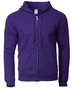 Asian Fit Adult Full Zip Hooded Sweatshirt