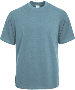 Heavyweight Oversized Cotton T-Shirt 280gsm · Stone Blue · colour reference