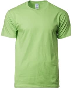 Cotton Adult Ring Spun T-Shirt 180gsm · Lime · colour reference