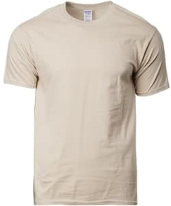 Cotton Adult Ring Spun T-Shirt 180gsm · Sand · colour reference