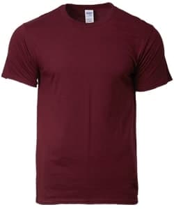 Cotton Adult Ring Spun T-Shirt 180gsm · Maroon · colour reference