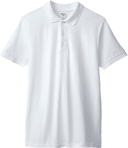 Cotton Pique Polo Shirt 220gsm · White · colour reference
