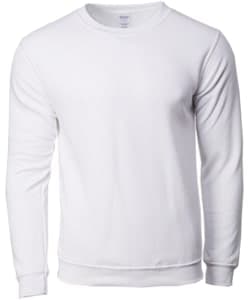 Asian Fit Adult Crewneck Sweatshirt · White · colour reference