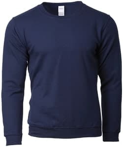Asian Fit Adult Crewneck Sweatshirt · Navy · colour reference