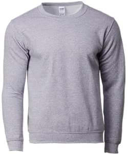 Asian Fit Adult Crewneck Sweatshirt · Sport Grey · colour reference
