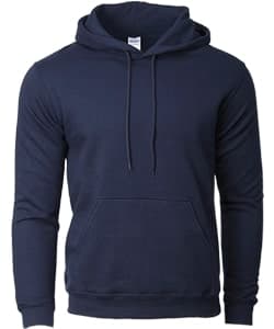 Asian Fit Adult Hooded Sweatshirt · Navy · front