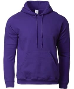 Asian Fit Adult Hooded Sweatshirt · Purple · colour reference