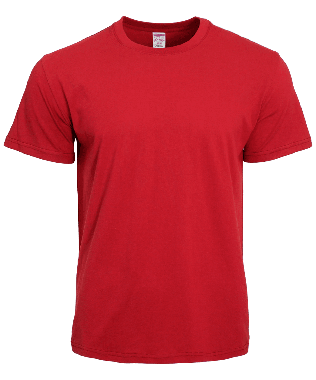 Prime Siro Cotton T-Shirt 180gsm · Red · colour reference