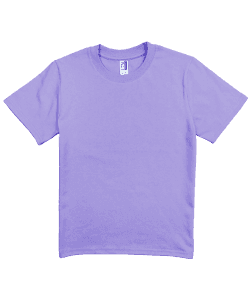 Arrive Guide Prime Siro Cotton Youth T Shirt · Light Violet · colour reference