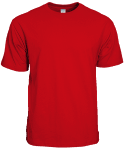 Symbolic Siro Cotton T-Shirt 210gsm · Red · colour reference