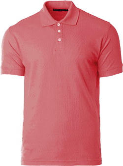 Soft-Touch Polo 220gsm · Cherry Red · colour reference
