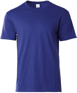 Cotton Adult Ring Spun T-Shirt 180gsm · Cobalt · colour reference